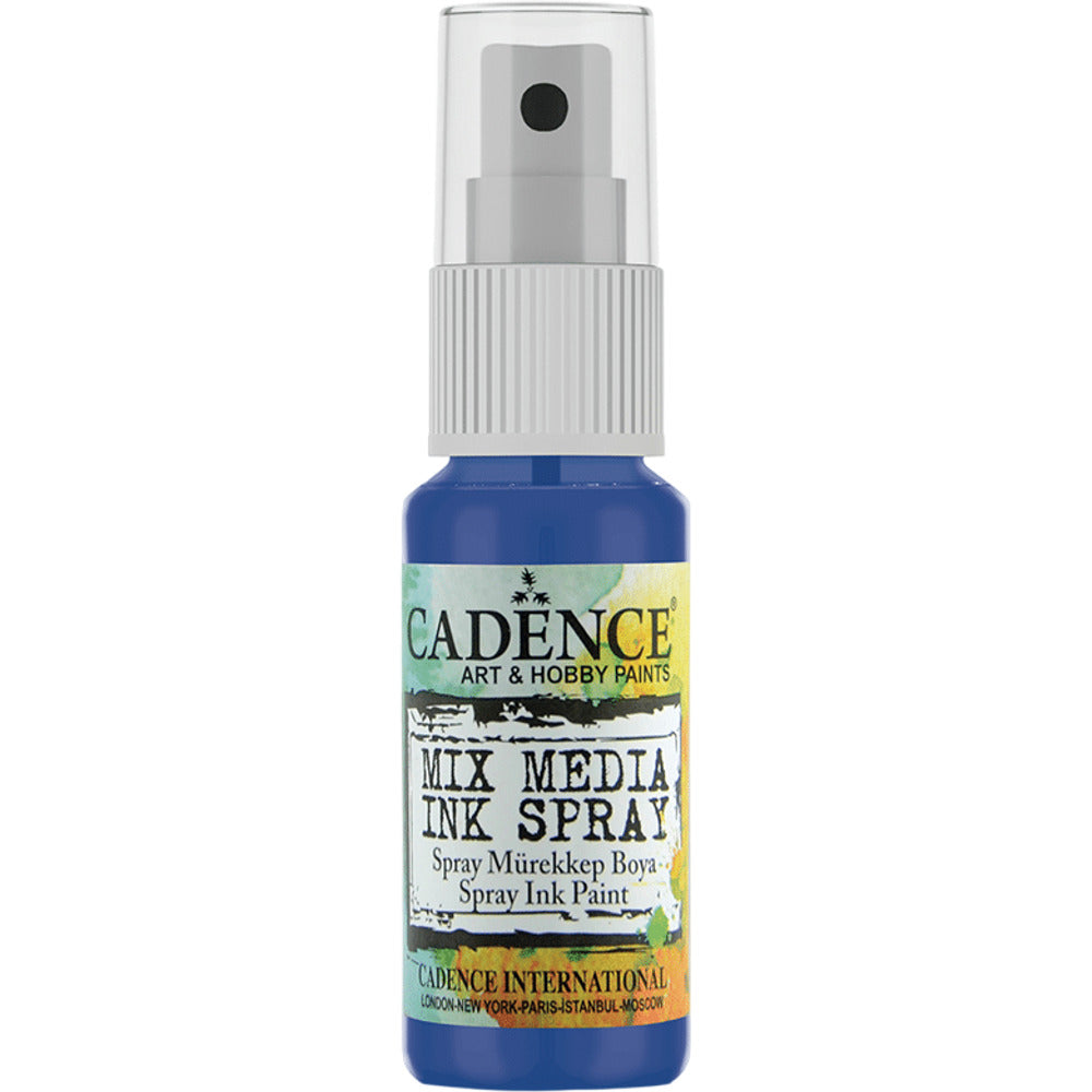 Cadence Mix Media Ink Spray – Blue 25ml