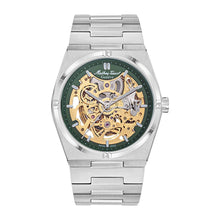 Mathey Tissot Zeus Skeleton Automatic Men's Watch - Green / Silver - H118CFAV