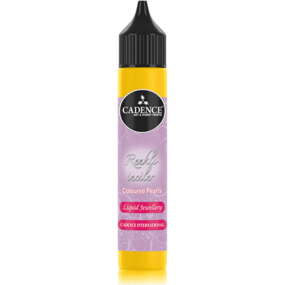 Cadence Coloured Pearls – Lemon Yellow 25ml