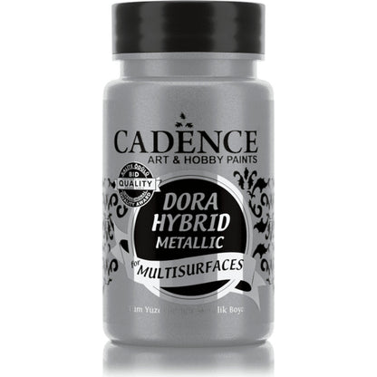 Cadence Dora Hybrid Metallic Paint for Multi-Surfaces – Silver 90ml