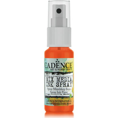 Cadence Mix Media Ink Spray – Dark Orange 25ml