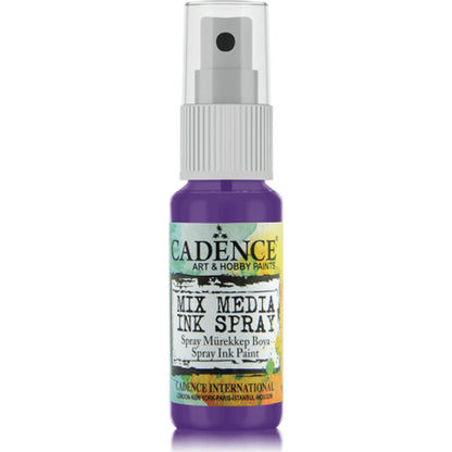 Cadence Mix Media Ink Spray – Purple 25ml