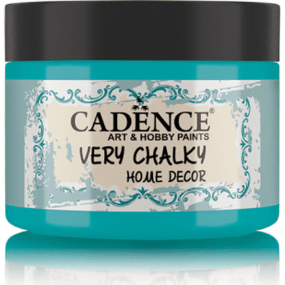 Cadence Very Chalky Home Decor Paint, Ultra Matt Acrylic – Turquoise 150ml
