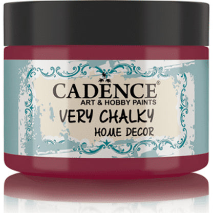 Cadence Very Chalky Home Decor Paint, Ultra Matt Acrylic – Bordeaux 150ml