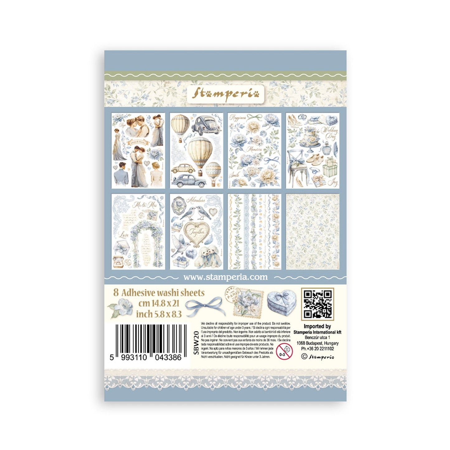 Stamperia Timeless Washi Pad