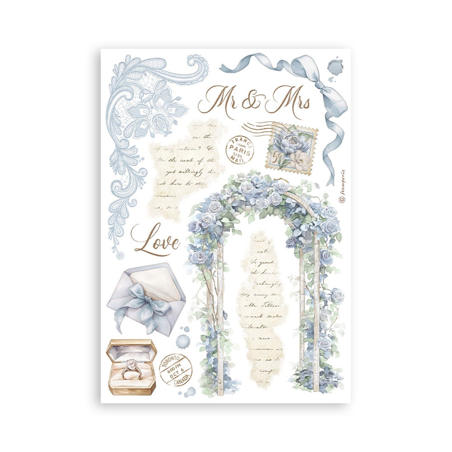Stamperia Timeless Washi Pad