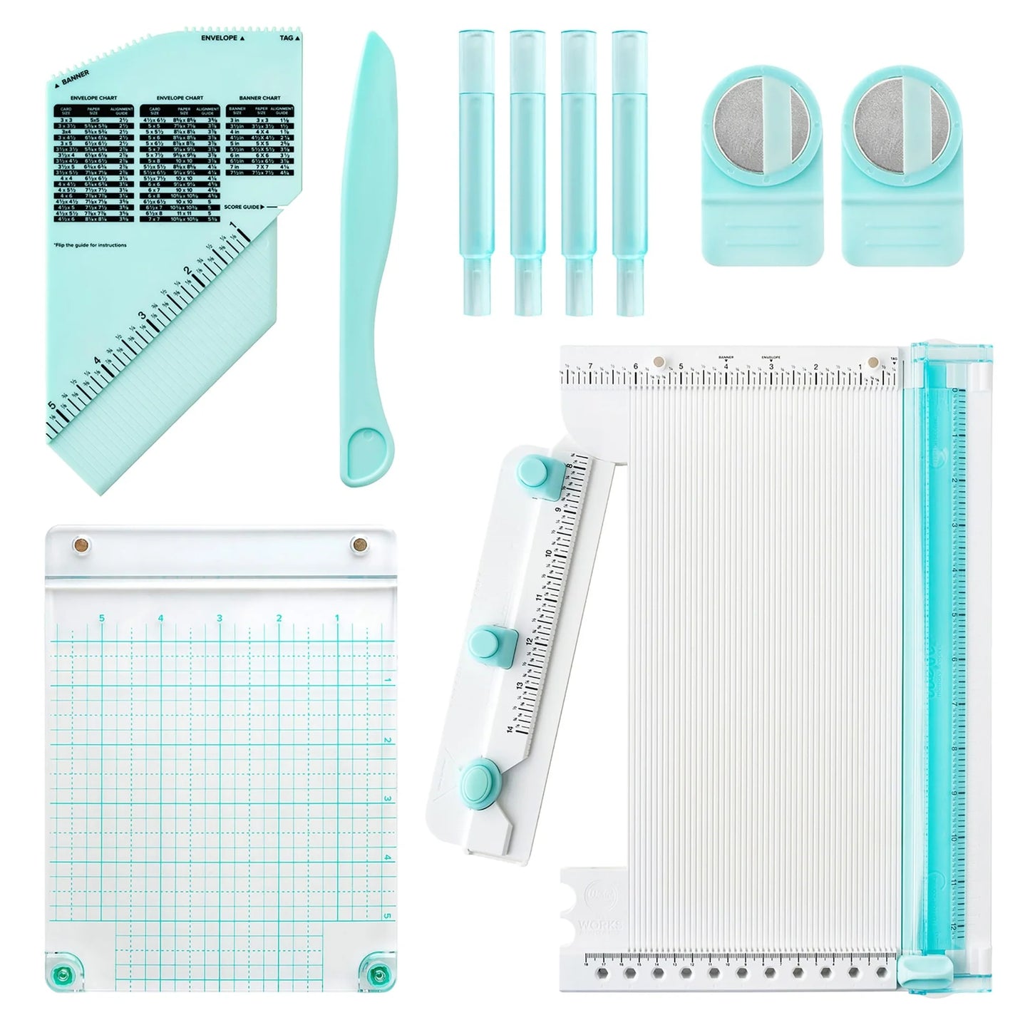 We R Makers The Works All-in-One Scrapbooking Tool - Blue