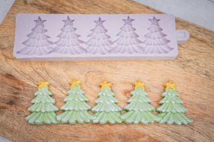Karen Davies Sugarcraft Winter Tree Border Silicone Mould