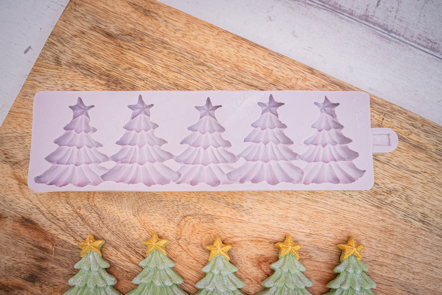 Karen Davies Sugarcraft Winter Tree Border Silicone Mould