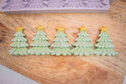 Karen Davies Sugarcraft Winter Tree Border Silicone Mould