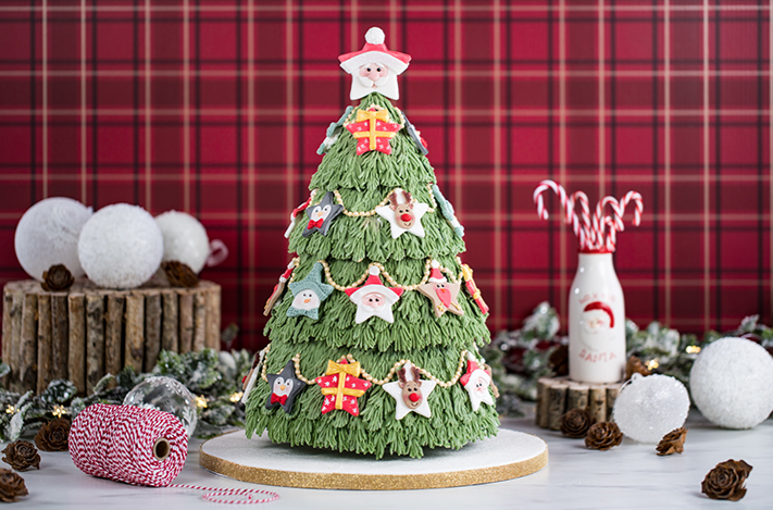 Karen Davies Sugarcraft Winter Wreath Silicone Mould