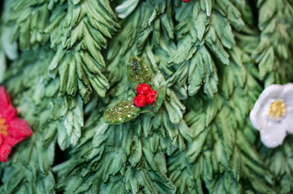 Karen Davies Sugarcraft Winter Wreath Silicone Mould