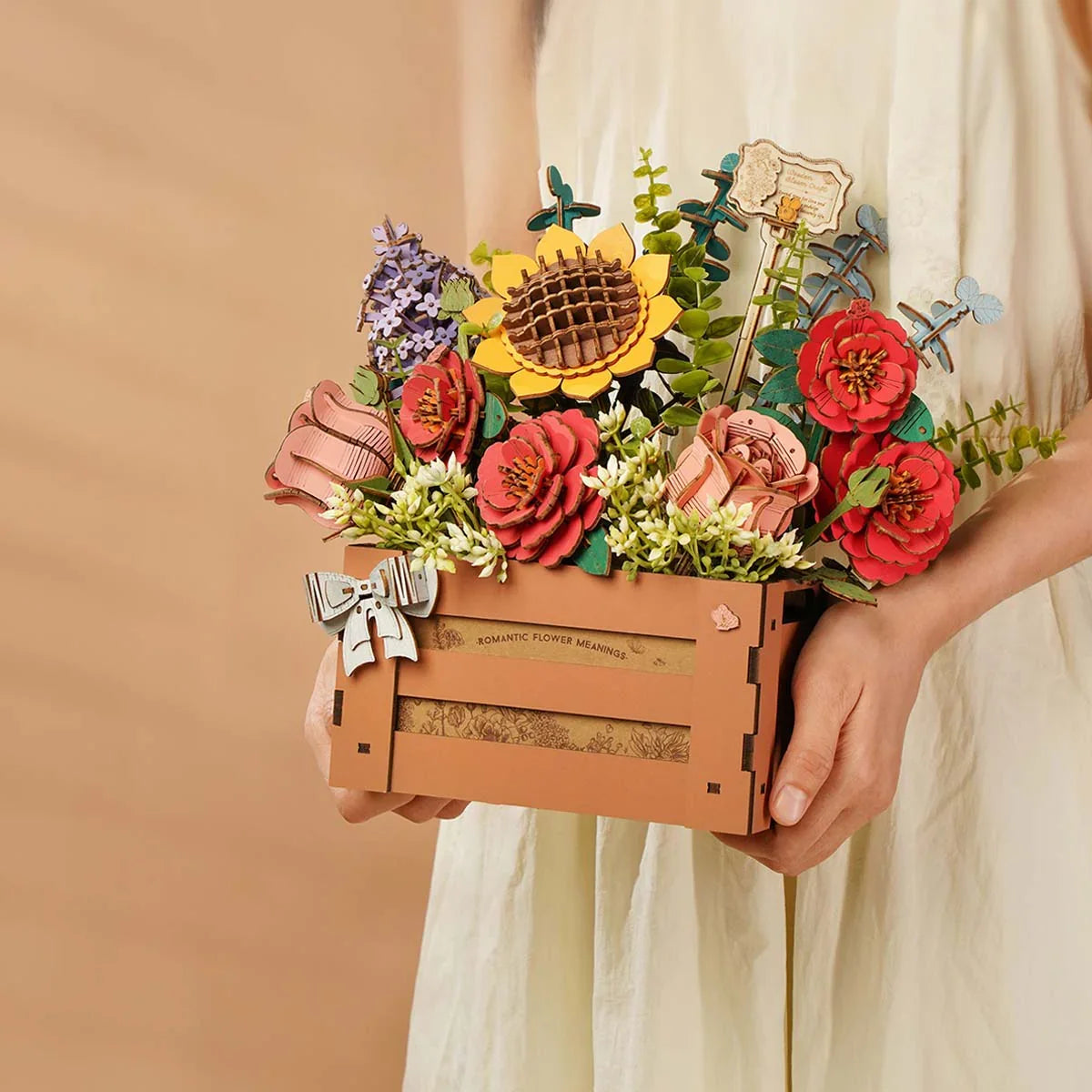 Rowood Wooden Bloom Box - DIY 3D Puzzle - TW02H