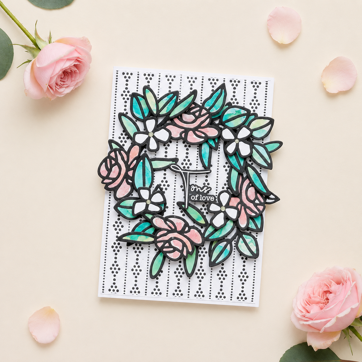 Lisa Horton Crafts More Scribbled Flowers Die Set – 6 Dies