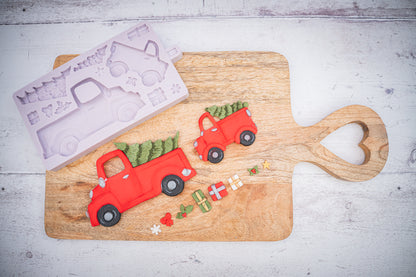 Karen Davies Sugarcraft Christmas Truck Silicone Mould