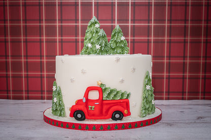 Karen Davies Sugarcraft Christmas Truck Silicone Mould