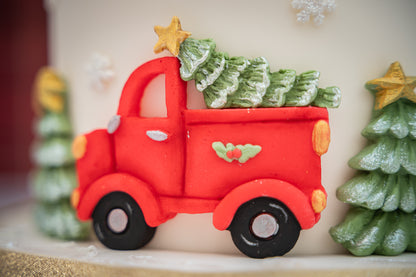 Karen Davies Sugarcraft Christmas Truck Silicone Mould